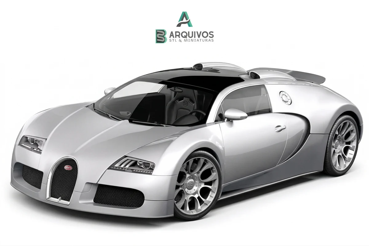 Modelo 3D STL - Bugatti Veyron Grand Sport 2010